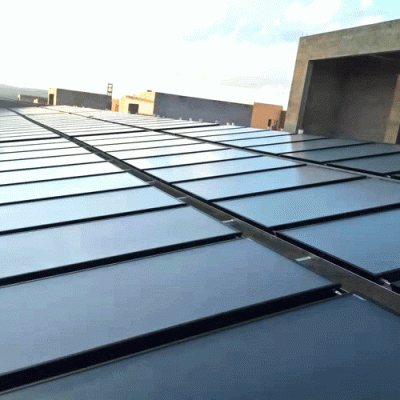 Detalles del proyecto de agua caliente solar en el Parque Industrial Médico de la Nueva Área de Kunming Dianzhong