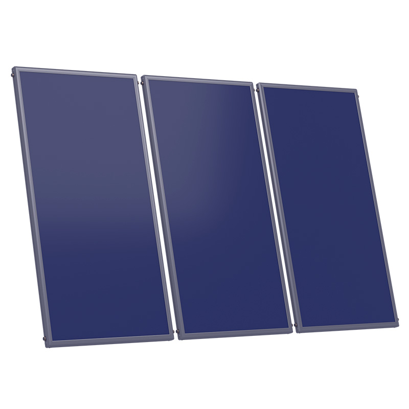 Thin Panel Flat Plate Solar Collector