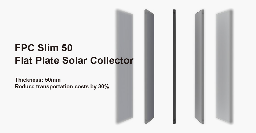 FPC Slim 50 Flat Plate Solar Collector