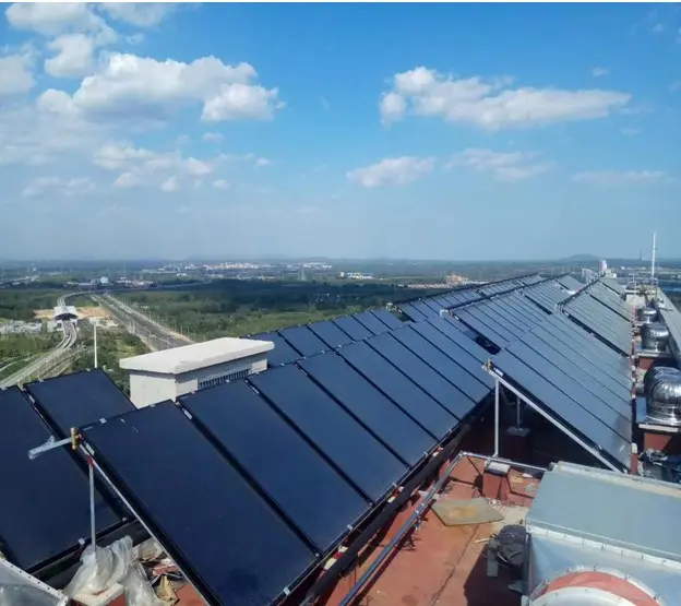 Projeto de Aquecimento Solar de Água Limpa da Base de Transportes Públicos Projeto de Aquecimento Solar de Água Limpa da Base de Transportes Públicos