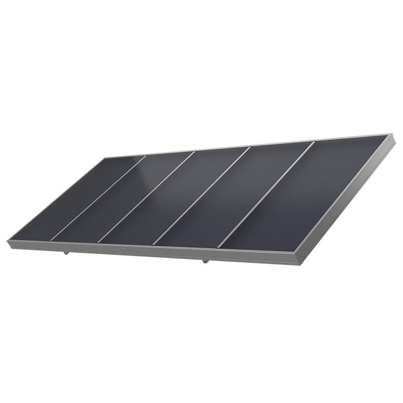 Capteur solaire plan à grande échelle